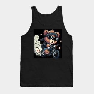 Biker bear Tank Top